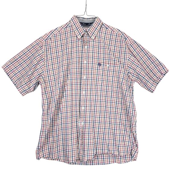 George Strait Cowboy Cut Collection Wrangler Men's XL Button Down Shirt, Check - Picture 1 of 6